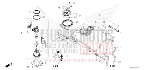 FUEL TANK CBF125NAR de 2024